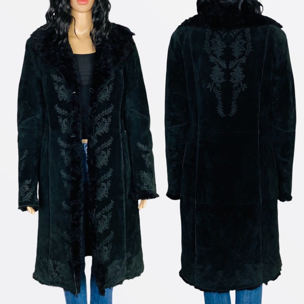 Express Black Leather Jacket Classic Style